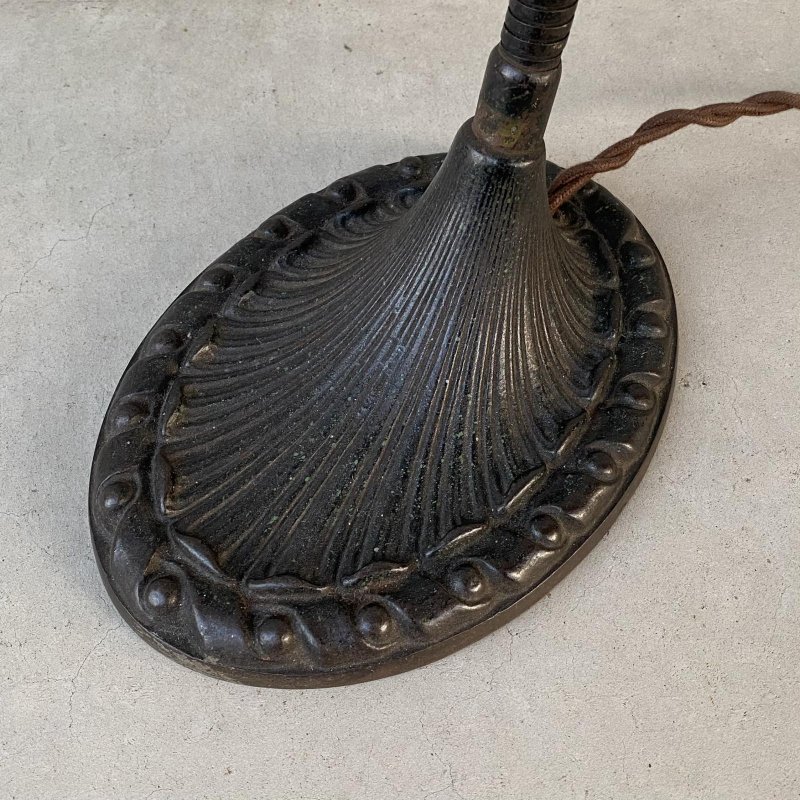 画像11: VINTAGE ANTIQUE DESKLAMP ALADDIN MFG Co. ヴィンテージ アンティーク デスクランプ スタンドライト 卓上ライト 照明 / テーブルランプ ミルクガラスシェード グースネック アメリカ (2)