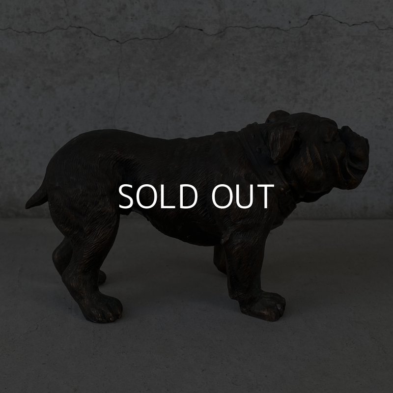 画像4: VINTAGE ANTIQUE BULLDOG FIGURE ヴィンテージ アンティーク ブルドッグ オブジェ 置物 / コレクタブル ディスプレイ インテリア 犬 動物 鋳物 アメリカ 