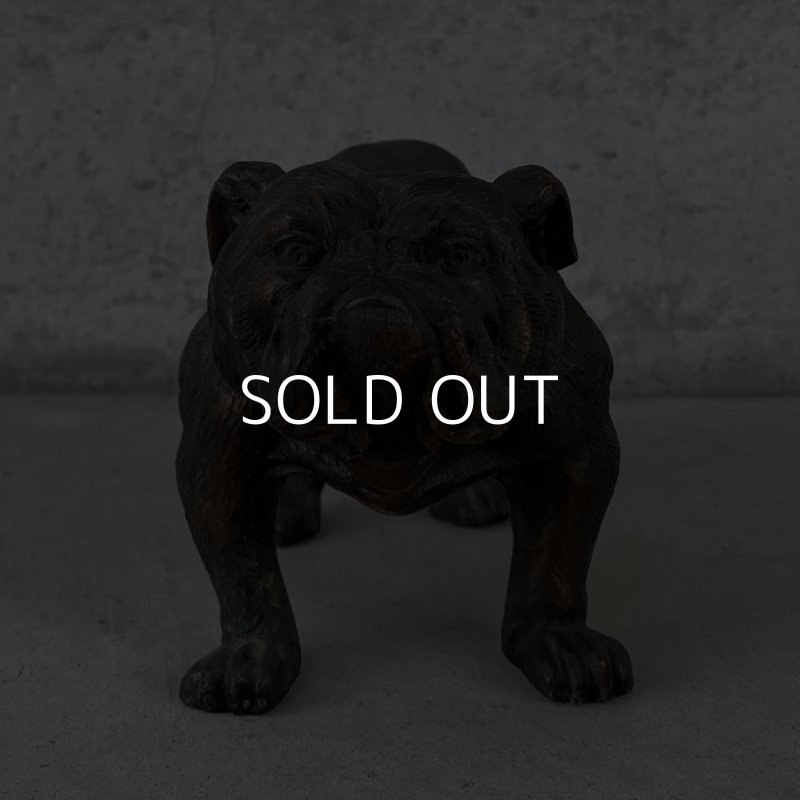 画像2: VINTAGE ANTIQUE BULLDOG FIGURE ヴィンテージ アンティーク ブルドッグ オブジェ 置物 / コレクタブル ディスプレイ インテリア 犬 動物 鋳物 アメリカ 