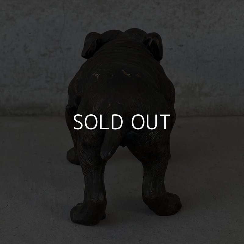 画像3: VINTAGE ANTIQUE BULLDOG FIGURE ヴィンテージ アンティーク ブルドッグ オブジェ 置物 / コレクタブル ディスプレイ インテリア 犬 動物 鋳物 アメリカ 