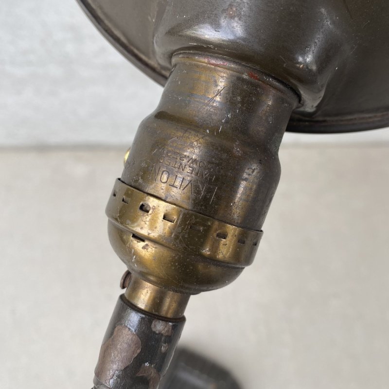 画像10: VINTAGE ANTIQUE DESKLAMP LEVITON ヴィンテージ アンティーク デスクランプ スタンドライト 卓上ライト 照明 / グースネック インダストリアル アイアン 鉄 店舗什器 アメリカ