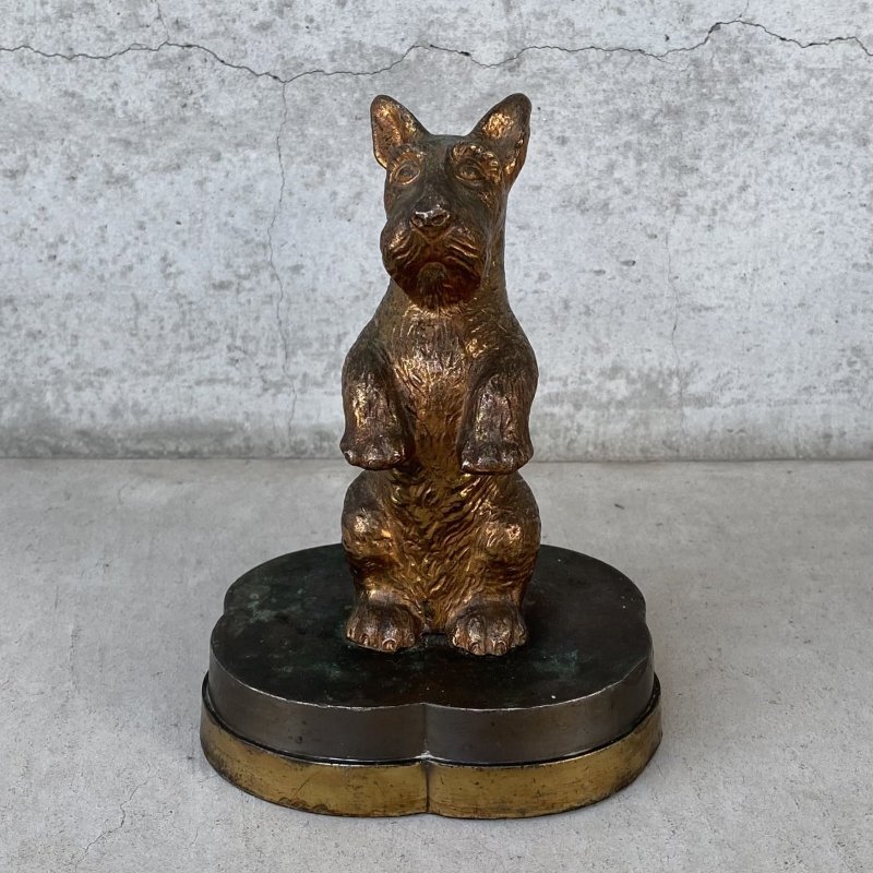 画像2: VINTAGE ANTIQUE SCOTTIE TERRIER FIGURE ヴィンテージ アンティーク  スコティッシュテリア オブジェ 置物 / コレクタブル ディスプレイ インテリア 犬 動物 アメリカ
