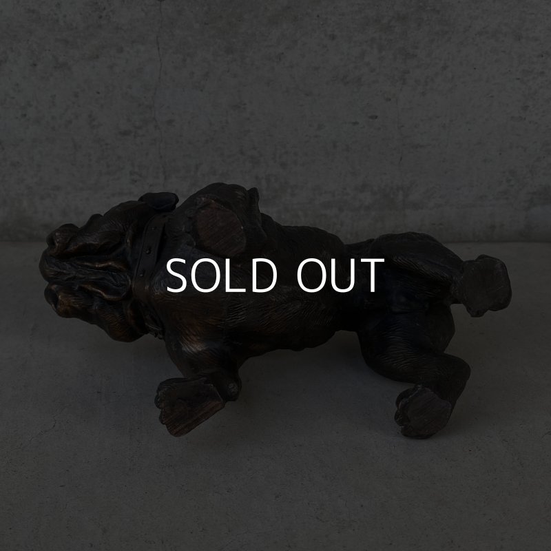 画像7: VINTAGE ANTIQUE BULLDOG FIGURE ヴィンテージ アンティーク ブルドッグ オブジェ 置物 / コレクタブル ディスプレイ インテリア 犬 動物 鋳物 アメリカ 