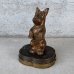 画像1: VINTAGE ANTIQUE SCOTTIE TERRIER FIGURE ヴィンテージ アンティーク  スコティッシュテリア オブジェ 置物 / コレクタブル ディスプレイ インテリア 犬 動物 アメリカ (1)