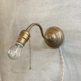 VINTAGE ANTIQUE LAMP LIGHT WALL LAMP ヴィンテージ アンティーク ライト ウォールランプ 壁付け照明 ブラケットランプ / ランプ 真鍮 店舗什器 アメリカ USA (6)