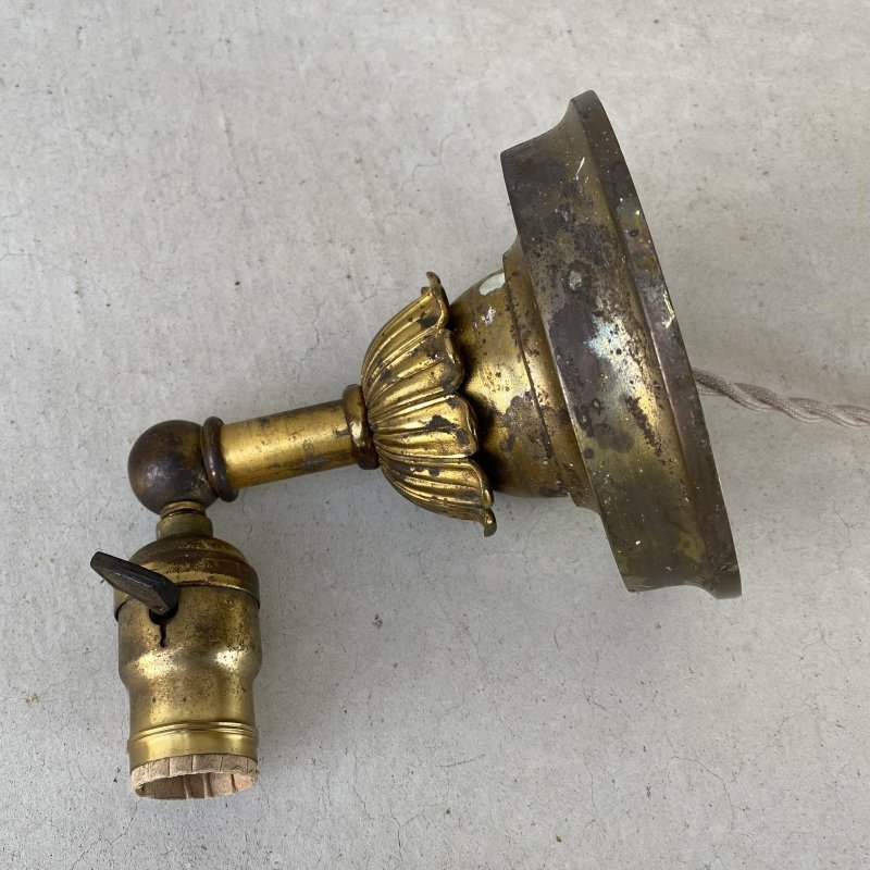 画像6: VINTAGE ANTIQUE LAMP LIGHT WALL LAMP HUBBELL ヴィンテージ アンティーク ライト ウォールランプ 壁付け照明 ブラケットランプ / ランプ 真鍮 店舗什器 アメリカ USA (9)