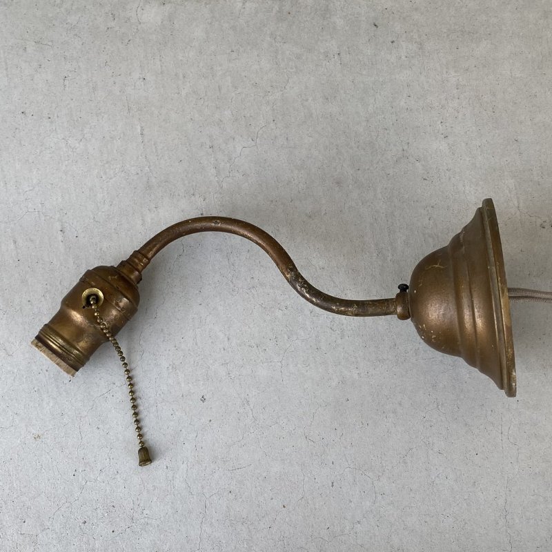 画像4: VINTAGE ANTIQUE LAMP LIGHT WALL LAMP ヴィンテージ アンティーク ライト ウォールランプ 壁付け照明 ブラケットランプ / ランプ 真鍮 店舗什器 アメリカ USA (6)