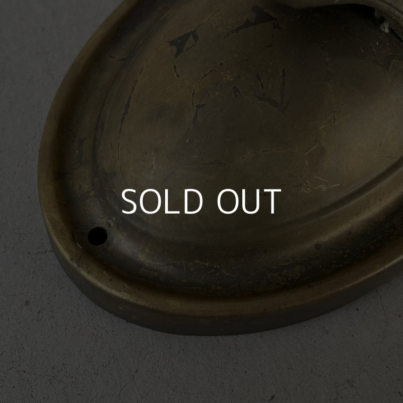 画像9: VINTAGE ANTIQUE LAMP LIGHT WALL LAMP ヴィンテージ アンティーク ライト ウォールランプ 壁付け照明 ブラケットランプ / ランプ ガラスシェード 真鍮 店舗什器 アメリカ USA (5)