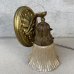 画像7: VINTAGE ANTIQUE LAMP LIGHT WALL LAMP GE ヴィンテージ アンティーク ライト ウォールランプ 壁付け照明 ブラケットランプ / ランプ ガラスシェード 真鍮 店舗什器 アメリカ USA (1)