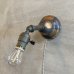 画像1: VINTAGE ANTIQUE LAMP LIGHT WALL LAMP JAPANNED ヴィンテージ アンティーク ジャパンド ライト ウォールランプ 壁付け照明 ブラケットランプ / ジャパンカラー コレクタブル 店舗什器 アメリカ 11 (1)