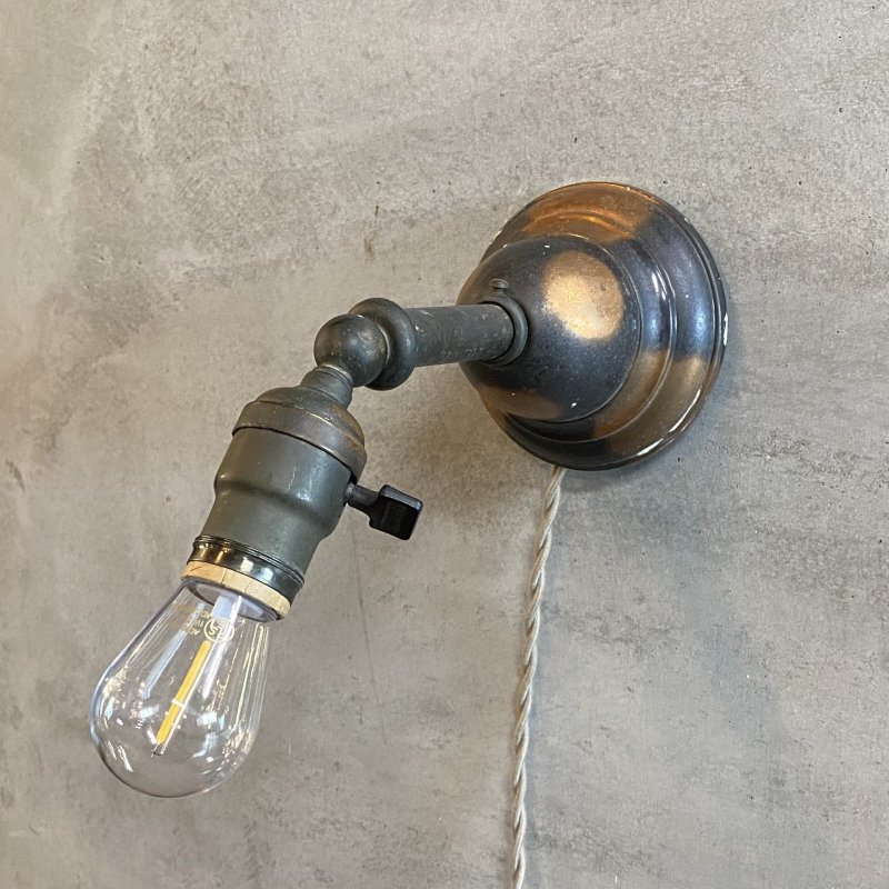 画像1: VINTAGE ANTIQUE LAMP LIGHT WALL LAMP JAPANNED ヴィンテージ アンティーク ジャパンド ライト ウォールランプ 壁付け照明 ブラケットランプ / ジャパンカラー コレクタブル 店舗什器 アメリカ 11