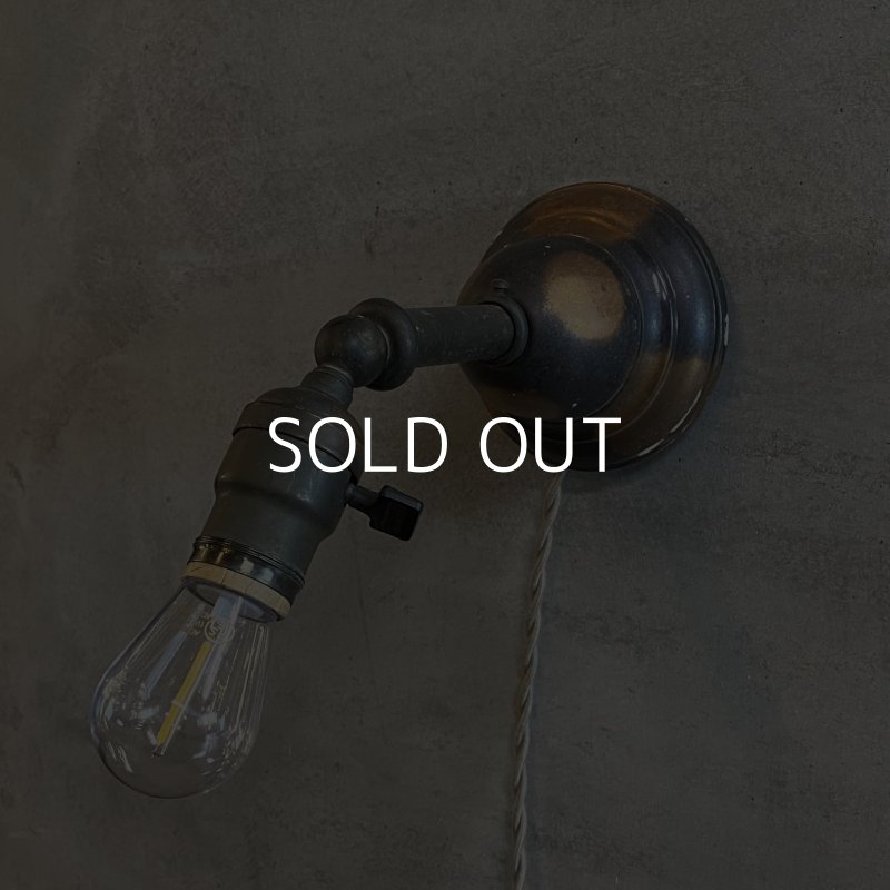 画像1: VINTAGE ANTIQUE LAMP LIGHT WALL LAMP JAPANNED ヴィンテージ アンティーク ジャパンド ライト ウォールランプ 壁付け照明 ブラケットランプ / ジャパンカラー コレクタブル 店舗什器 アメリカ 11