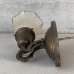 画像4: VINTAGE ANTIQUE LAMP LIGHT WALL LAMP ヴィンテージ アンティーク ライト ウォールランプ 壁付け照明 ブラケットランプ / ランプ ガラスシェード 真鍮 店舗什器 アメリカ USA 16