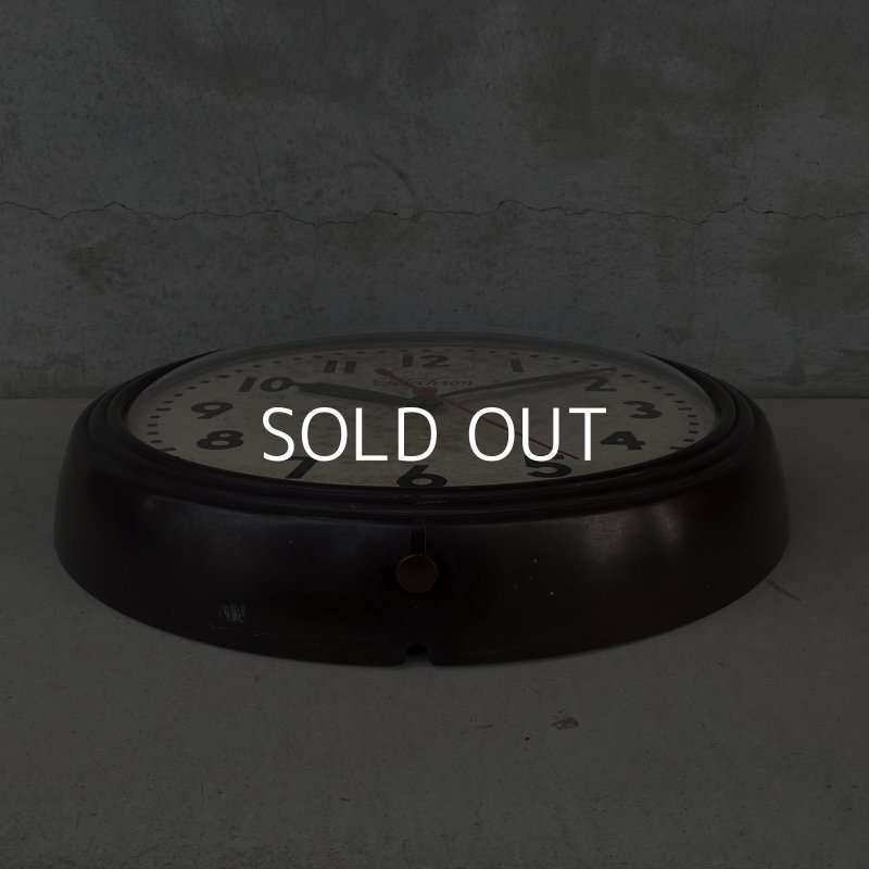 画像3: VINTAGE ANTIQUE WALL CLOCK TELECHRON ヴィンテージ アンティーク ウォールクロック テレクロン 壁掛け時計 / スクールクロック ベークライト ブラウン 茶色 店舗什器 アメリカ 