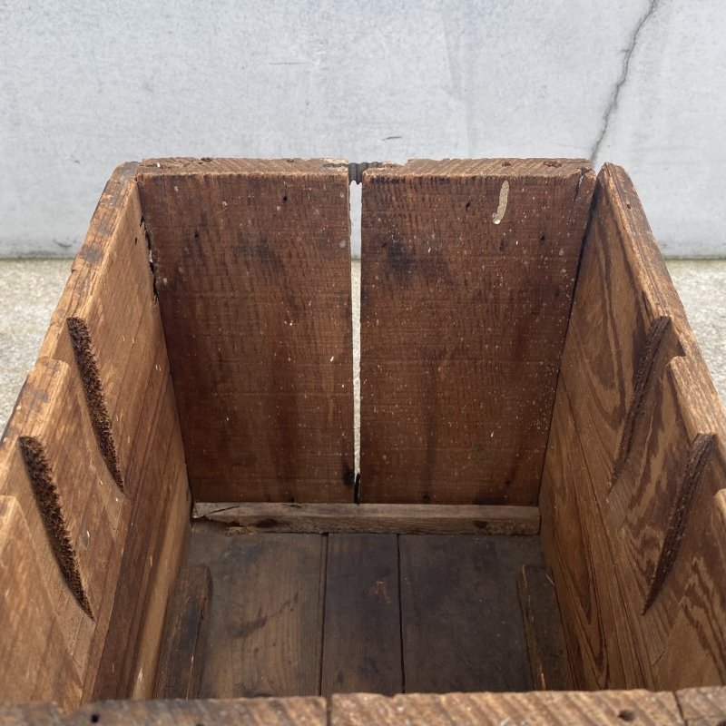 画像7: VINTAGE ANTIQUE WOOD CRATE WOODEN BOX THE NATIONAL REGISTER CO. ヴィンテージ アンティーク ウッドボックス 木箱 / コレクタブル ケース クレート 収納 ガレージ ガーデニング ディスプレイ 店舗什器 アメリカ USA  