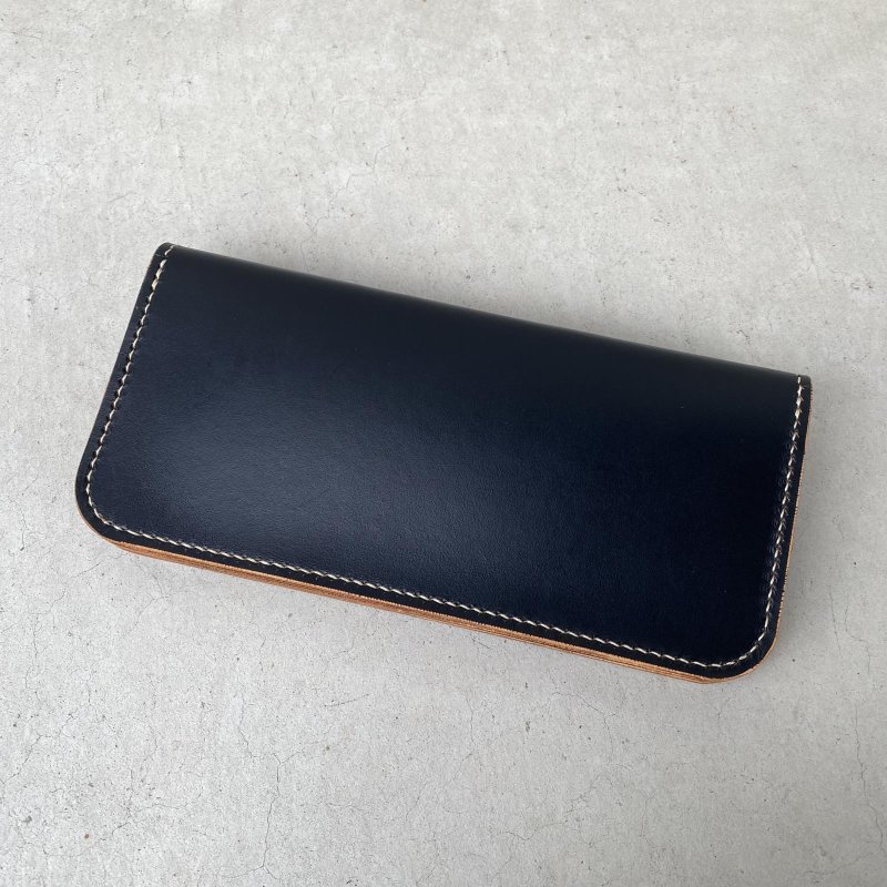 画像2: RUST LEATHER ORIGINAL TRACKER WALLET ラストレザー オリジナル トラッカーウォレット 財布 革財布 長財布 茶芯 レザー バイカー 革小物 革製品 