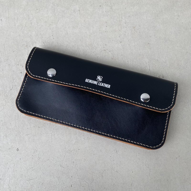 画像1: RUST LEATHER ORIGINAL TRACKER WALLET ラストレザー オリジナル トラッカーウォレット 財布 革財布 長財布 茶芯 レザー バイカー 革小物 革製品 