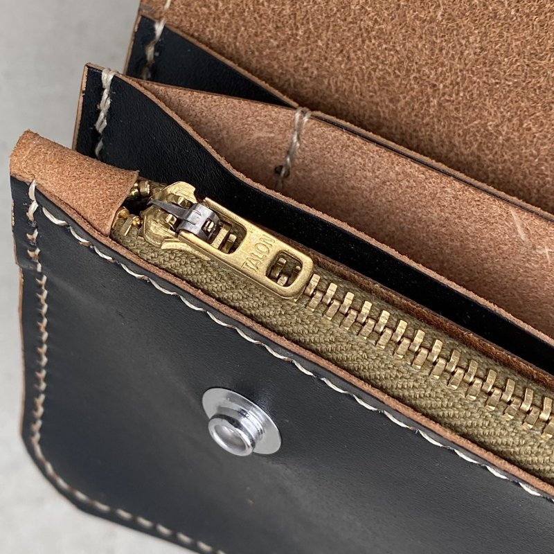 画像7: RUST LEATHER ORIGINAL TRACKER WALLET ラストレザー オリジナル トラッカーウォレット 財布 革財布 長財布 茶芯 レザー バイカー 革小物 革製品 