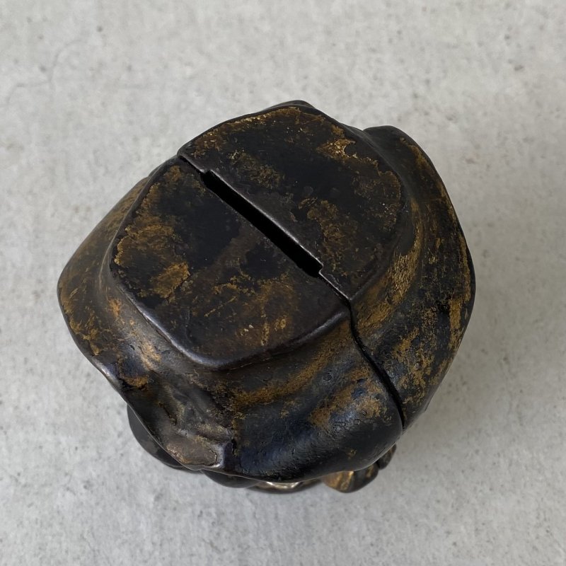 画像7: VINTAGE ANTIQUE A.C.WILLIAMS TWO FACE PIGGY BANK ヴィンテージ アンティーク トゥーフェイス オブジェ 置物 / コレクタブル コインバンク 貯金箱 ディスプレイ インテリア 鋳物 アメリカ 