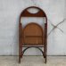 画像8: VINTAGE ANTIQUE FOLDING CHAIR ヴィンテージ アンティーク フォールディングチェア 折り畳み椅子 チェア  / ウッド 木製 家具 インテリア ディスプレイ 店舗什器 アメリカ (2)