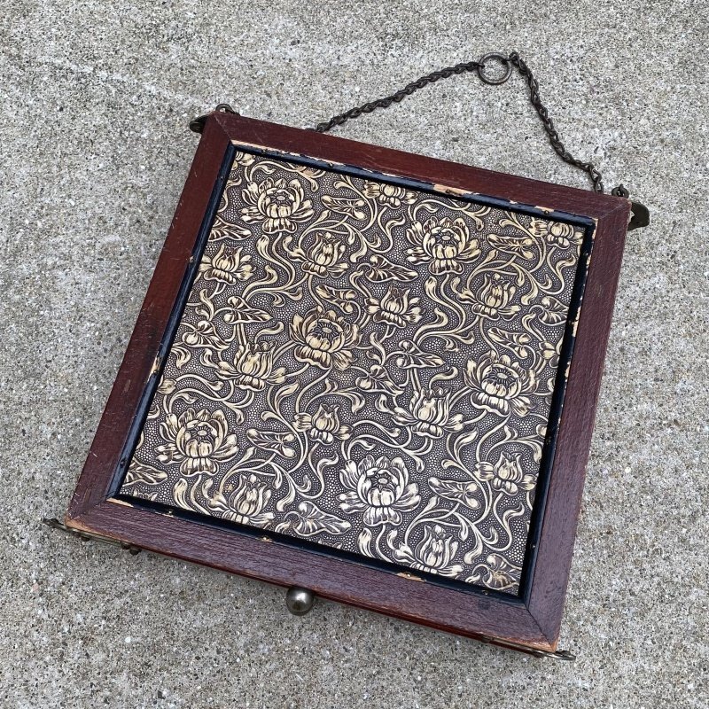 画像7: VINTAGE ANTIQUE WALL MIRROR ヴィンテージ アンティーク 鏡 ミラー 壁掛けミラー ウォールミラー 三面鏡 / ウッド 木製 折り畳み トラベルミラー 店舗什器 アメリカ