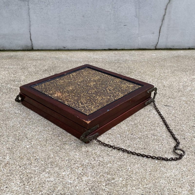 画像9: VINTAGE ANTIQUE WALL MIRROR ヴィンテージ アンティーク 鏡 ミラー 壁掛けミラー ウォールミラー 三面鏡 / ウッド 木製 折り畳み トラベルミラー 店舗什器 アメリカ