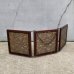 画像2: VINTAGE ANTIQUE WALL MIRROR ヴィンテージ アンティーク 鏡 ミラー 壁掛けミラー ウォールミラー 三面鏡 / ウッド 木製 折り畳み トラベルミラー 店舗什器 アメリカ (2)