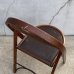 画像5: VINTAGE ANTIQUE FOLDING CHAIR ヴィンテージ アンティーク フォールディングチェア 折り畳み椅子 チェア  / ウッド 木製 家具 インテリア ディスプレイ 店舗什器 アメリカ (2)