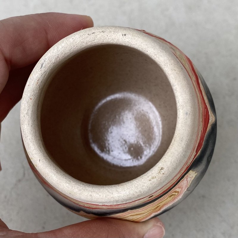 画像6: VINTAGE ANTIQUE NEMADJI POTTERY INDIAN NATIVE CLAY ヴィンテージ アンティーク ネマジ ポタリー ネイティブクレイ 陶器 花瓶 / インディアン コレクタブル オブジェ インテリア 鉢 壺 フラワーベース 小 アメリカ