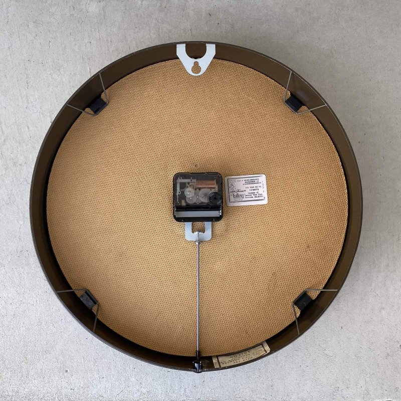 画像2: VINTAGE ANTIQUE WALL CLOCK SETH THOMAS ヴィンテージ アンティーク ウォールクロック セストーマス 壁掛け時計 / スクールクロック アイアン 鉄 丸型 店舗什器 アメリカ (2)