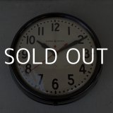 VINTAGE ANTIQUE GENERAL ELECTRIC WALL CLOCK GE ヴィンテージ アンティーク ウォールクロック ゼネラルエレクトリック 壁掛け時計 / スクールクロック ベークライト 焦げ茶 丸型 店舗什器 アメリカ (4)