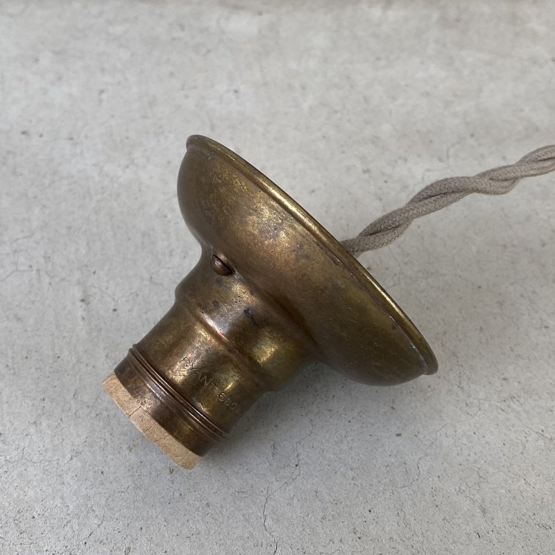 画像2: VINTAGE ANTIQUE LIGHTING BRYANT ヴィンテージ アンティーク  シーリングライト 天井照明  / ライト ランプ インテリア 電気 ショップ 真鍮 店舗什器 E26 アメリカ (1)
