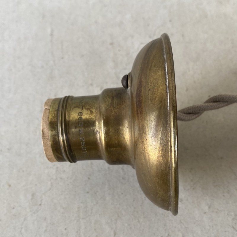 画像4: VINTAGE ANTIQUE LIGHTING BRYANT ヴィンテージ アンティーク  シーリングライト ウォールランプ 天井照明 壁付け照明  / ライト ランプ インテリア 電気 ショップ 真鍮 店舗什器 E26 アメリカ (2)