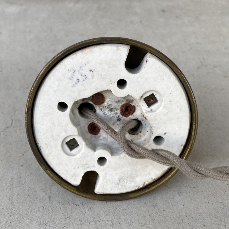 画像8: VINTAGE ANTIQUE LIGHTING BRYANT ヴィンテージ アンティーク  シーリングライト ウォールランプ 天井照明 壁付け照明  / ライト ランプ インテリア 電気 ショップ 真鍮 店舗什器 E26 アメリカ (2)