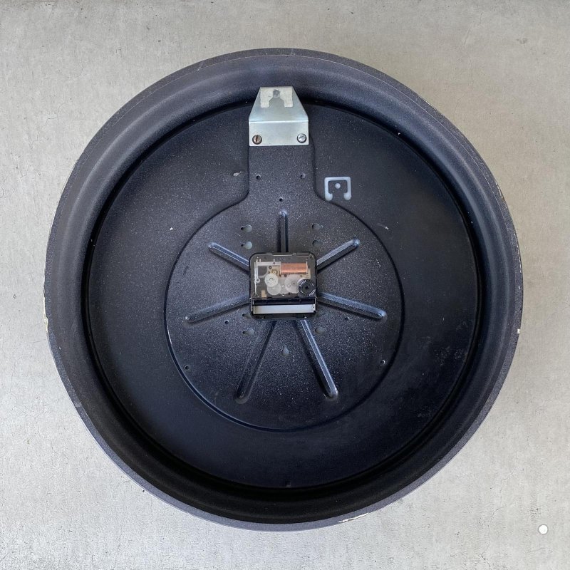 画像2: VINTAGE ANTIQUE WALL CLOCK SIMPLEX ヴィンテージ アンティーク ウォールクロック 壁掛け時計 シンプレックス / スクールクロック アイアン 鉄 丸型 店舗什器 アメリカ