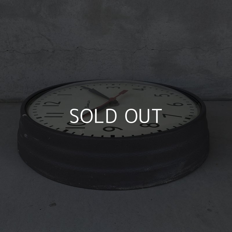 画像5: VINTAGE ANTIQUE WALL CLOCK SIMPLEX ヴィンテージ アンティーク ウォールクロック 壁掛け時計 シンプレックス / スクールクロック アイアン 鉄 丸型 店舗什器 アメリカ