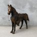 画像1: VINTAGE ANTIQUE JAPANNED HORSE FIGURE ヴィンテージ アンティーク ジャパンド ジャパンドフィニッシュ 馬 オブジェ / コレクタブル ジャパンカラー ディスプレイ 動物 アメリカ  (1)