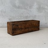 VINTAGE ANTIQUE WOOD CRATE WOODEN BOX YORKSHIRE FARM CHEESE ヴィンテージ アンティーク ウッドボックス 木箱 チーズ / コレクタブル 収納 ケース 店舗什器 アメリカ USA 