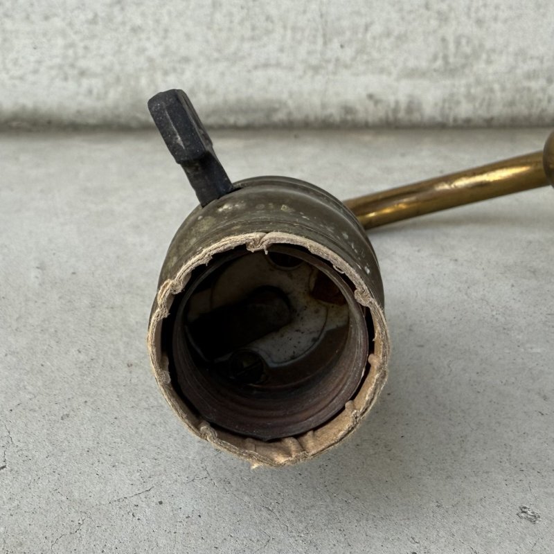 画像10: VINTAGE ANTIQUE LAMP LIGHT WALL LAMP ヴィンテージ アンティーク ライト ウォールランプ 壁付け照明 ブラケットランプ 2灯 / ランプ ブラス 真鍮 E26 店舗什器 アメリカ USA 