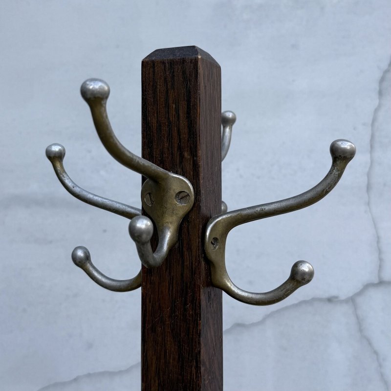 画像4: VINTAGE ANTIQUE COAT RACK ヴィンテージ アンティーク コートラック コートハンガー ハンガーラック / ディスプレイ ウッド 木製 家具 店舗 什器 アメリカ