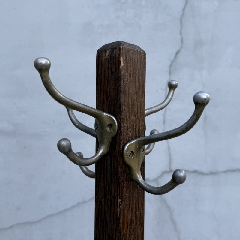 画像3: VINTAGE ANTIQUE COAT RACK ヴィンテージ アンティーク コートラック コートハンガー ハンガーラック / ディスプレイ ウッド 木製 家具 店舗 什器 アメリカ