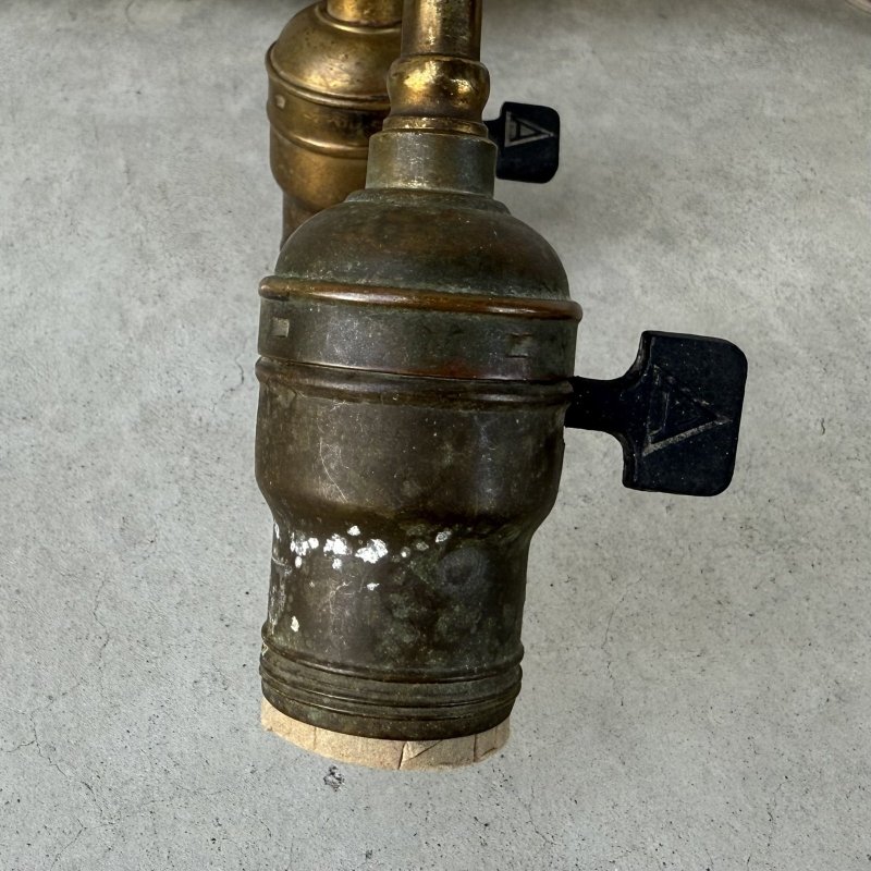 画像7: VINTAGE ANTIQUE LAMP LIGHT WALL LAMP ヴィンテージ アンティーク ライト ウォールランプ 壁付け照明 ブラケットランプ 2灯 / ランプ ブラス 真鍮 E26 店舗什器 アメリカ USA 