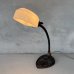 画像11: VINTAGE ANTIQUE DESKLAMP ヴィンテージ アンティーク デスクランプ スタンドライト テーブルランプ 卓上ライト 照明 / ミルクガラスシェード グースネック コレクタブル 店舗什器 アメリカ