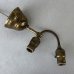 画像2: VINTAGE ANTIQUE LAMP LIGHT WALL LAMP ヴィンテージ アンティーク ライト ウォールランプ 壁付け照明 ブラケットランプ 2灯 / ランプ 真鍮 店舗什器 アメリカ USA (2) (2)