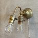 画像1: VINTAGE ANTIQUE LAMP LIGHT WALL LAMP ヴィンテージ アンティーク ライト ウォールランプ 壁付け照明 ブラケットランプ 2灯 / ランプ 真鍮 店舗什器 アメリカ USA (2) (1)