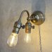 画像12: VINTAGE ANTIQUE LAMP LIGHT WALL LAMP ヴィンテージ アンティーク ライト ウォールランプ 壁付け照明 ブラケットランプ 2灯 / ランプ 真鍮 店舗什器 アメリカ USA (2)