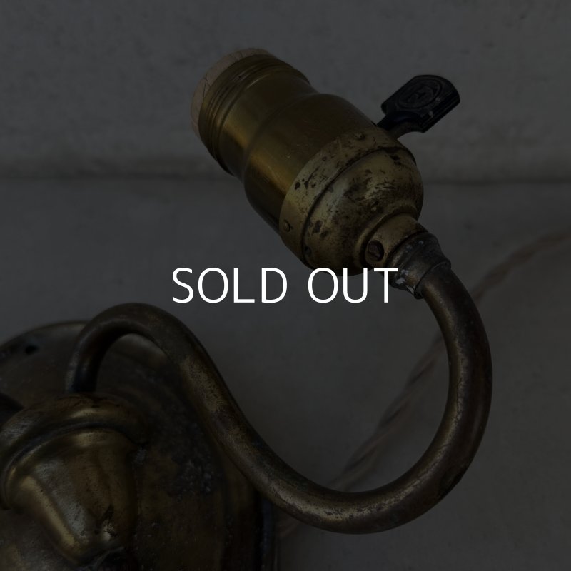 画像4: VINTAGE ANTIQUE LAMP LIGHT WALL LAMP ヴィンテージ アンティーク ライト ウォールランプ 壁付け照明 ブラケットランプ 2灯 / ランプ ブラス 真鍮 E26 店舗什器 アメリカ USA (3)