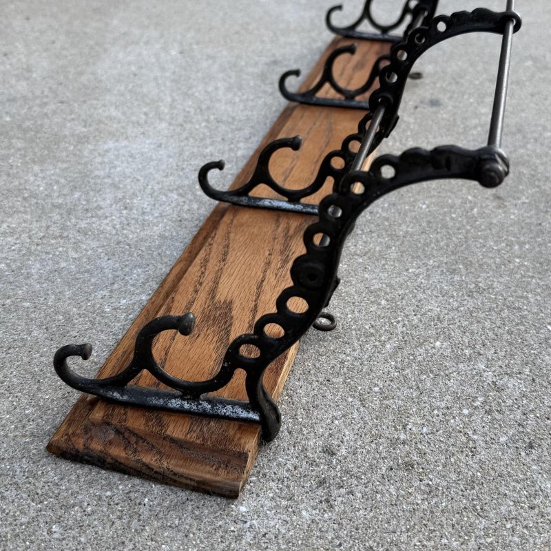 画像8: VINTAGE ANTIQUE COAT HAT RACK ヴィンテージ アンティーク コートラック ハットラック ウォールハンガー / ウォールインテリア 木製 アイアン 店舗什器 アメリカ (1)