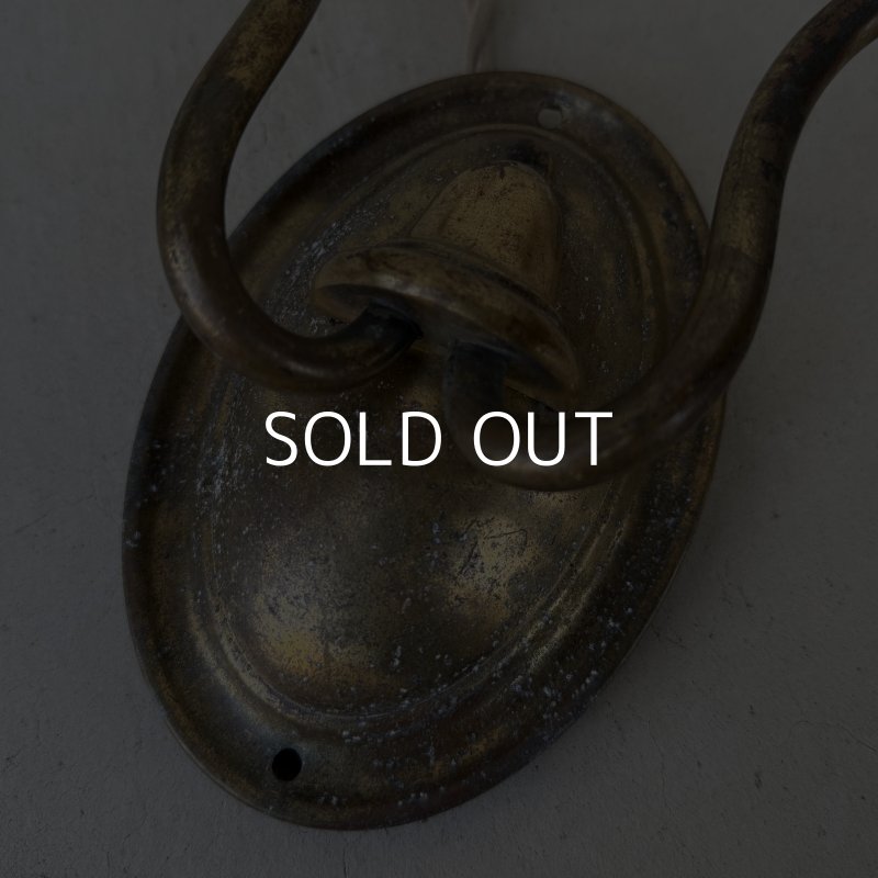 画像2: VINTAGE ANTIQUE LAMP LIGHT WALL LAMP ヴィンテージ アンティーク ライト ウォールランプ 壁付け照明 ブラケットランプ 2灯 / ランプ ブラス 真鍮 E26 店舗什器 アメリカ USA (3)