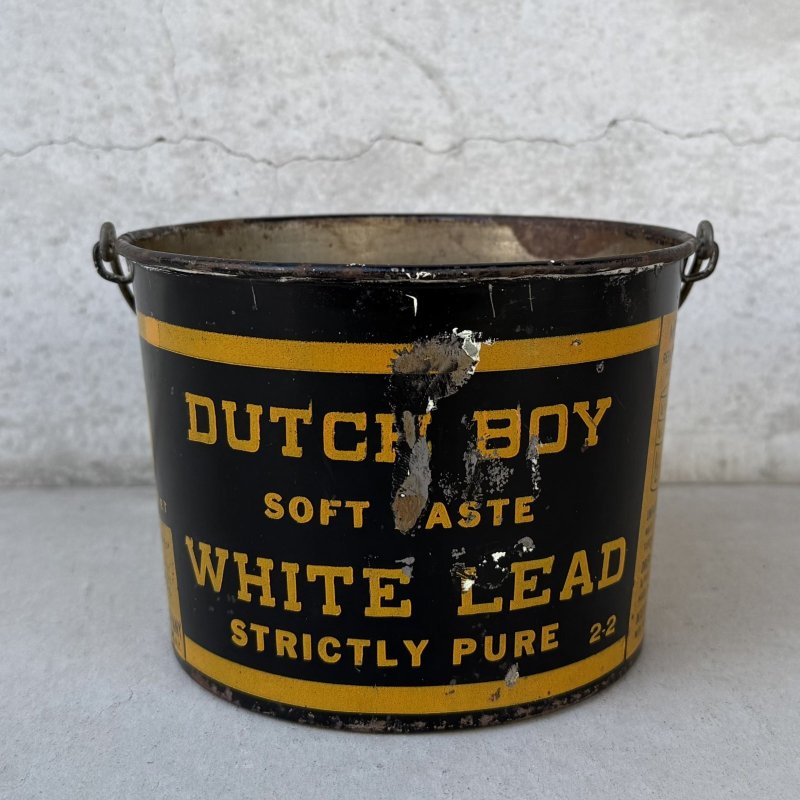 画像4: VINTAGE ANTIQUE DUTCH BOY ヴィンテージ アンティーク ダッチボーイ TIN缶 ペイント缶 オイル缶  バケツ / コレクタブル  アドバタイジング キャラクター 企業物 アメリカ